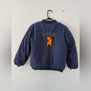 Vintage Winnie the Pooh Reversible Disney Bomber Jacket L (10/12)